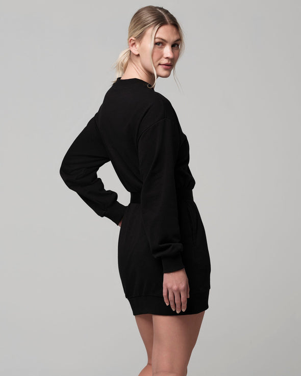 STRONG iD Sweatshirt Dress - BOLD BLACK S1T000045