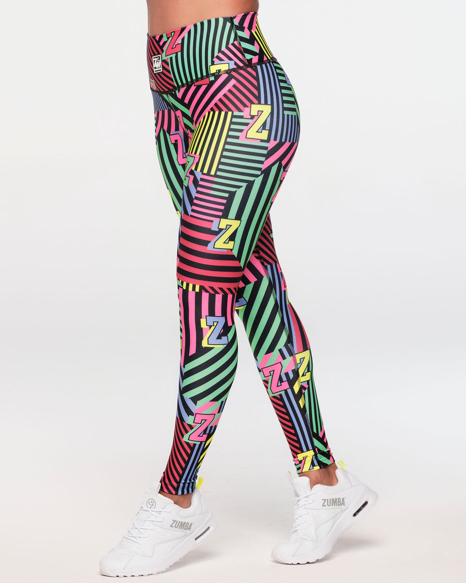 ZW Society High Waisted Ankle Leggings - Multi Z1B000314