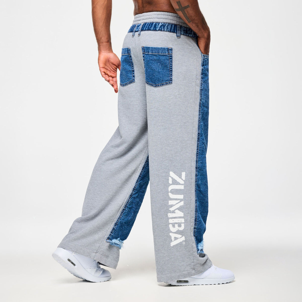 Blue Jean Denim Sweatpants - Denim Z1B000595 – Natysports