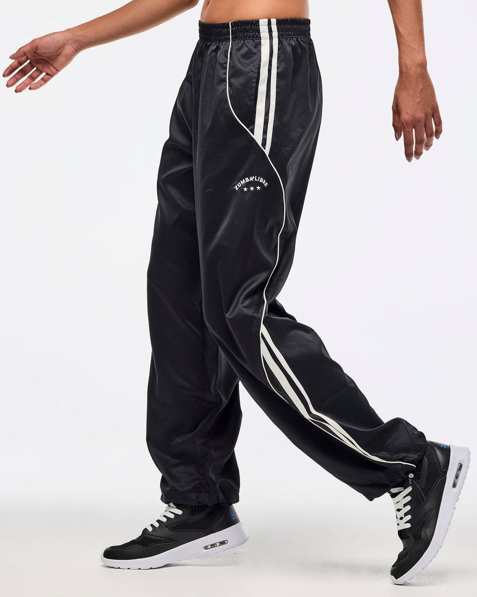 Zumba Libre Curvy Track Pants - Bold Black Z1B000623 – Natysports