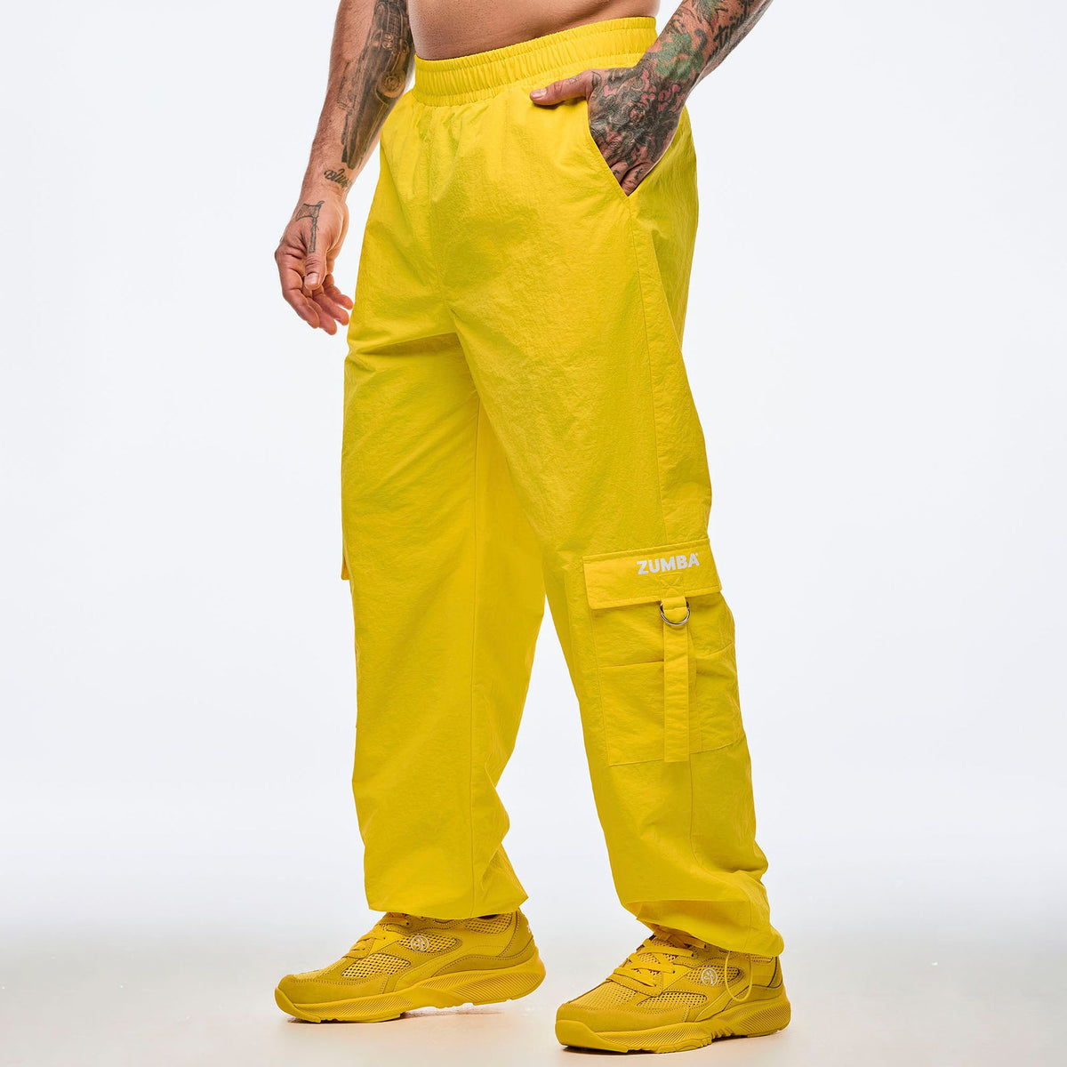 Apres Zumba High Rise Cargo Pants With Tassels - Sunrays Z1B000687