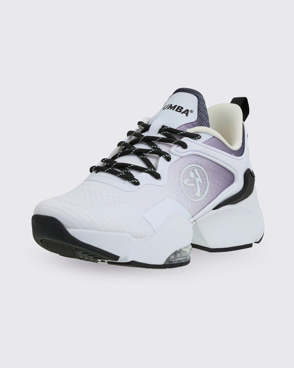 Zumba シューズ Zumba Air Stomp - White/Black Z1F000149 – Natysports