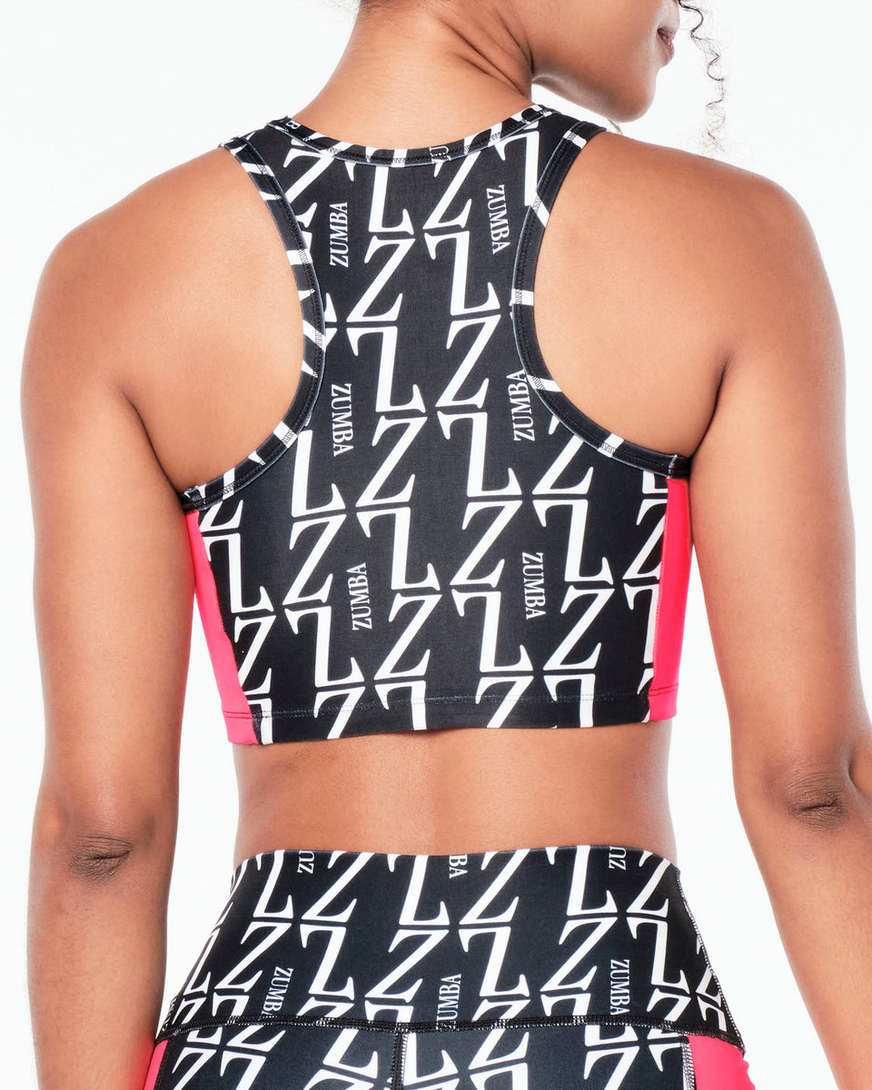 ズンバ Zumba Love High Neck Crop Cami Tank Wear It Out White Zumba Love High Neck Crop Cami Tank – Zumba Wear | STRONG iD