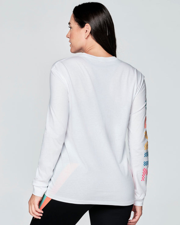 Zumba Good Vibes Long Sleeve -Wear It Out White Z3T000199