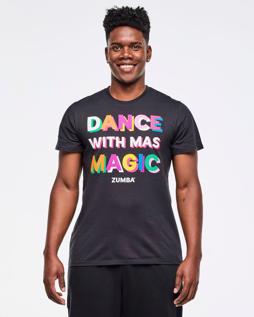 イントラ専用♪Zumba Fired Up Instructor Tee-Bold Black Zumba Crew Neck Instructor Tee - Bold Black Z3T000334