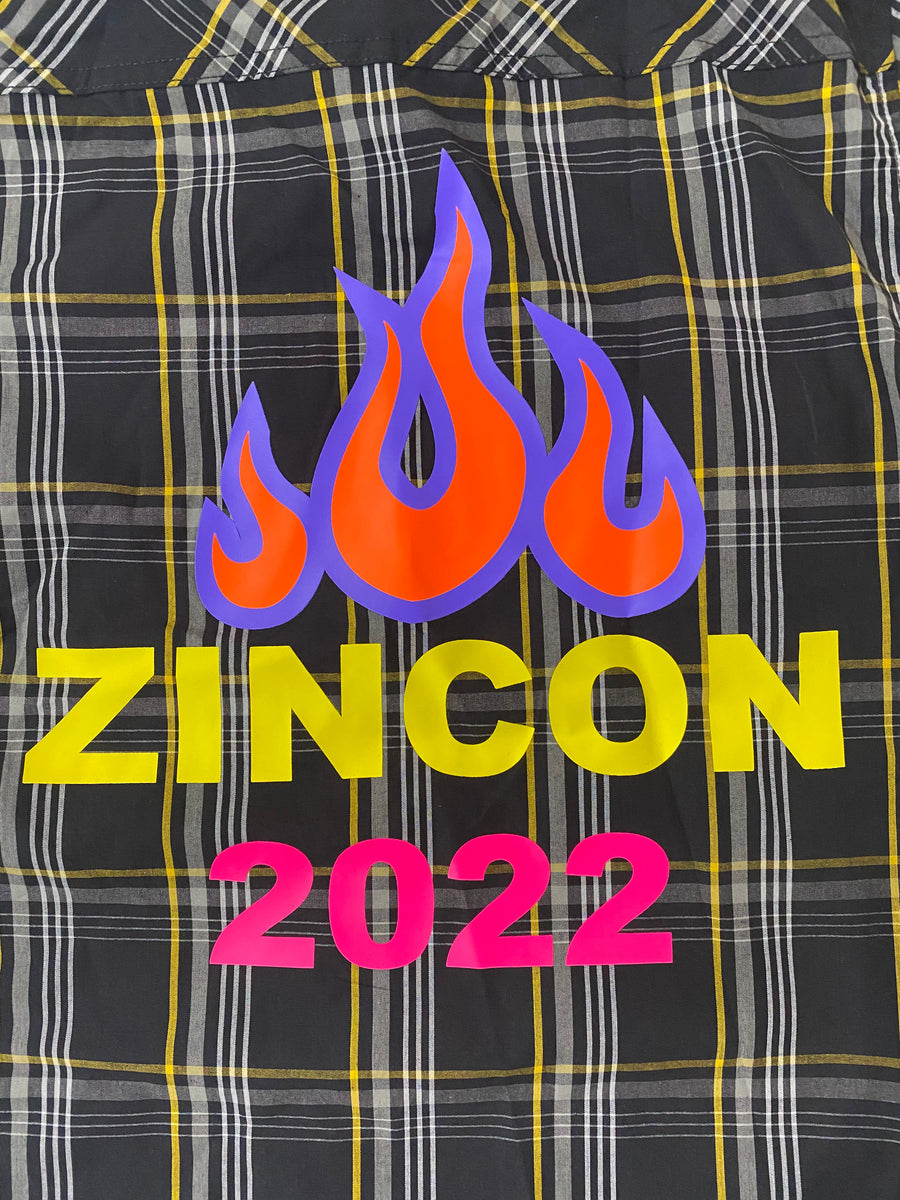 Zumba ZINCON Convention Excludive Button Down Shirt - Bold