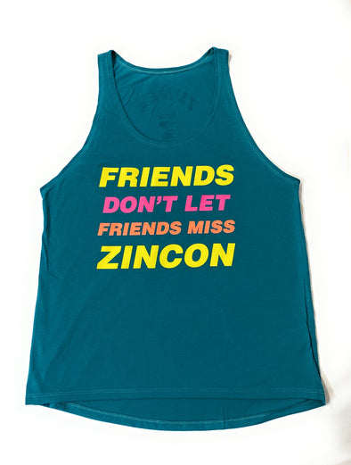 Zumba ZINCON Convention Excludive Instructor Tank - Totally Turquoise Z1T000210