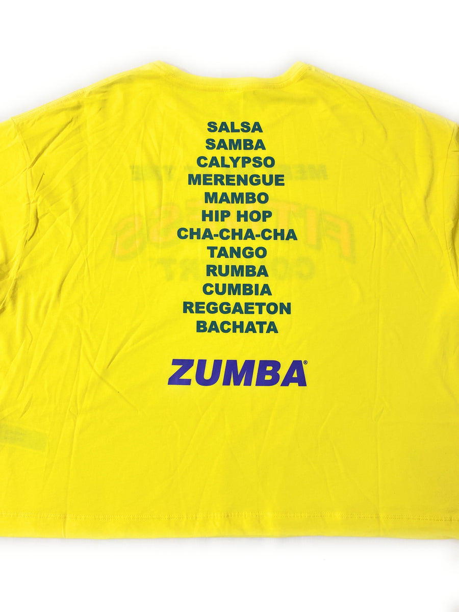 Zumba ZINCON Convention Excludive Loose Shirt MellOh Yellow Z1T0002