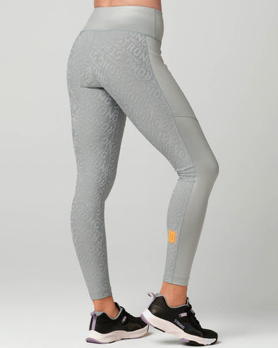 Strong Everyday High Waisted Ankle Leggings - Dark Charcoal / Stone - S1B000016