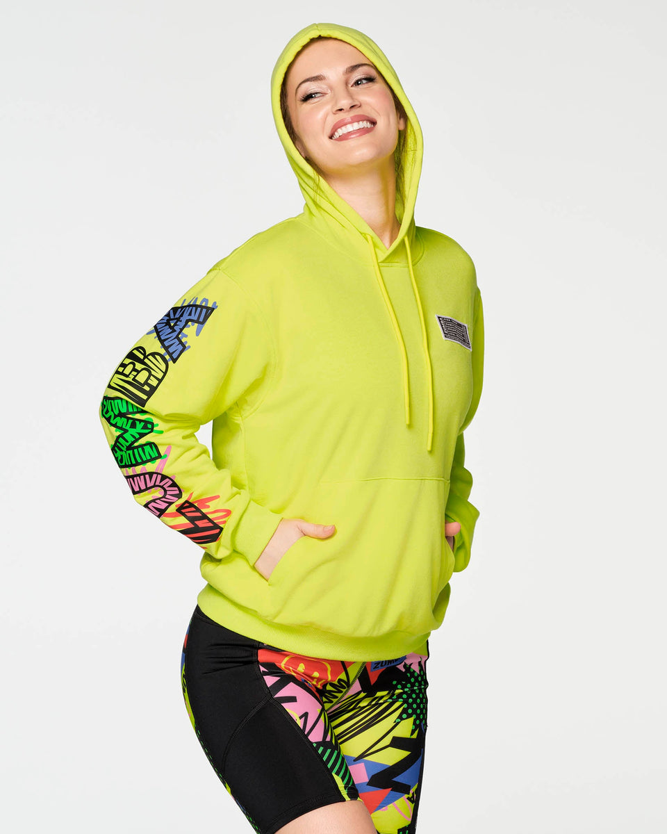 Zumba All Day Pullover Hoodie - Caution Z1T000345 – Natysports