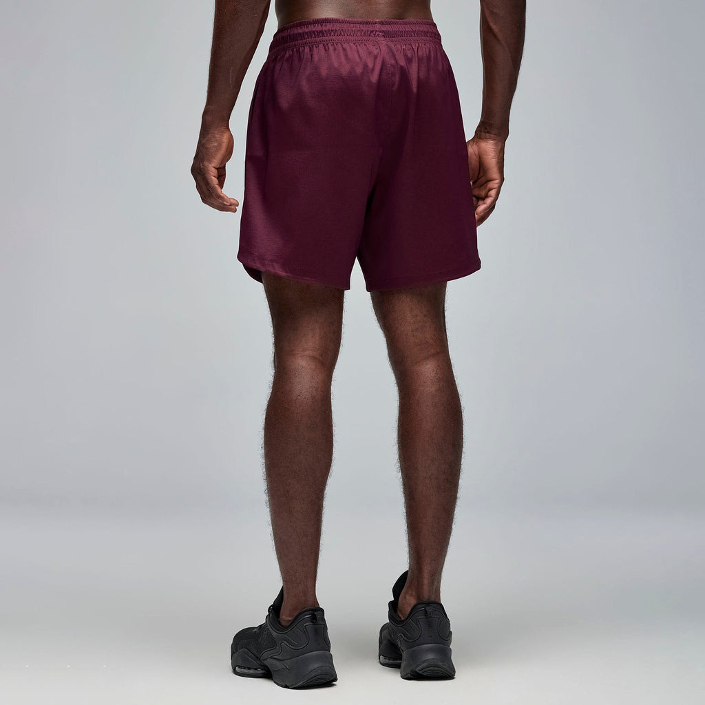 STRONG iD Men's Woven Shorts - Dark Burgundy S2B000014