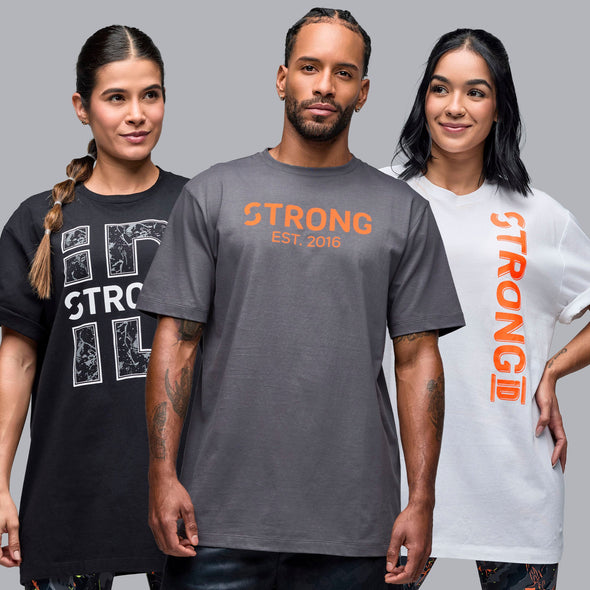 STRONG iD 12PK Tees - GRAY / WHITE / BLACK S3A000022