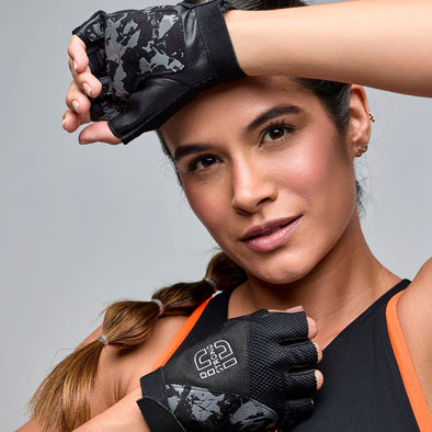 STRONG iD Fingerless Gloves -  Bold Black S3A000023