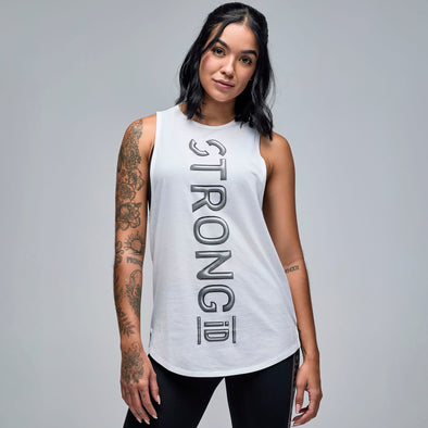 STRONG iD Unisex Muscle Tank - Wear It Out White S3T000011