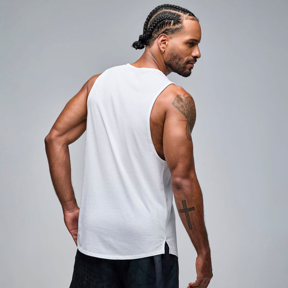 STRONG iD Unisex Muscle Tank - Wear It Out White S3T000011