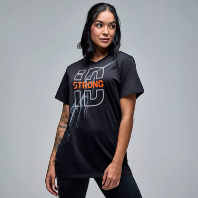 STRONG iD Unisex Crew Neck Tee - Bold Black S3T000012