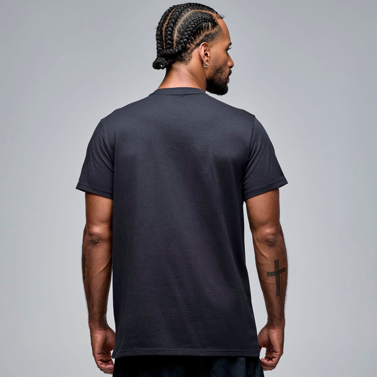 STRONG iD Unisex Crew Neck Tee - Bold Black S3T000012