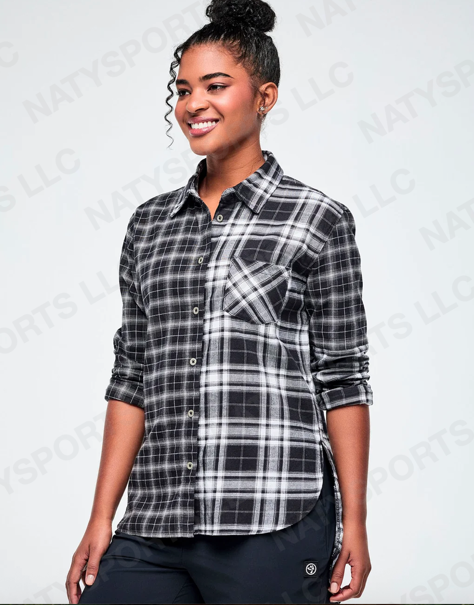 Rock 'n' Roll Button Down - Bold Black Z1T001305