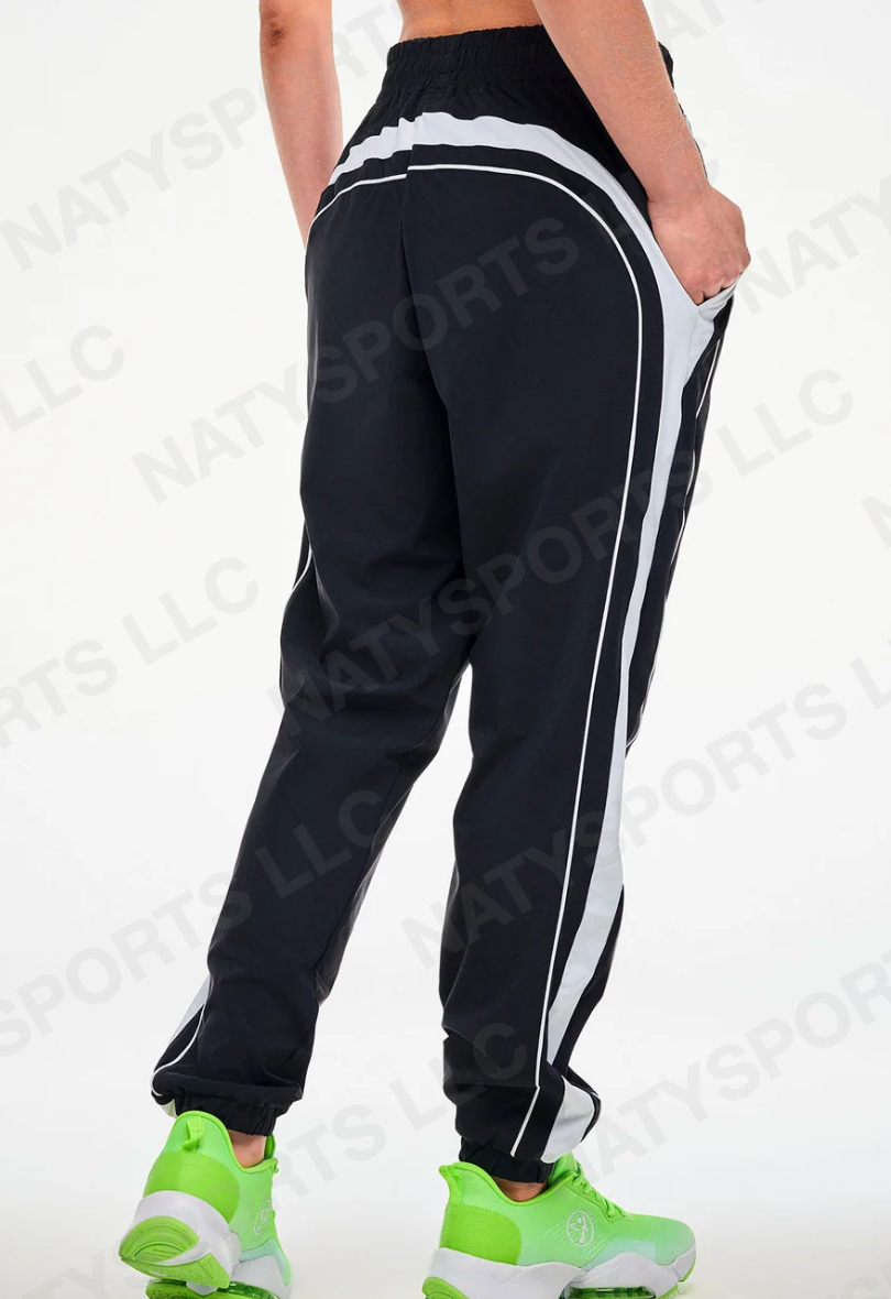 Electric Feel Colorblock Joggers - Bold Black Z1B000866