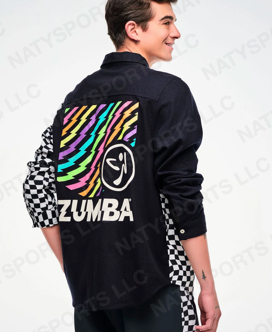 Electric Feel Button Down - Black/White Z1T001244