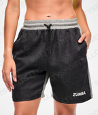 Electric Feel Unisex Combo Denim Short - Bold Black Z3B000016