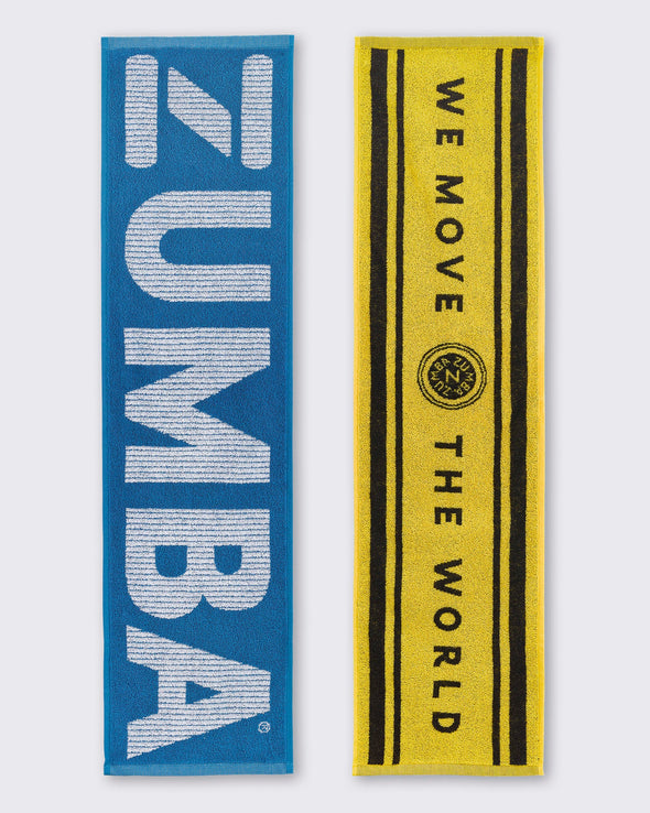 Retro Zumba Fitness Towels 2pk - Multi Z0A000130