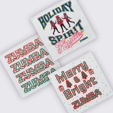 Zumba Holiday Hand Towels 30PK - Z0A000184