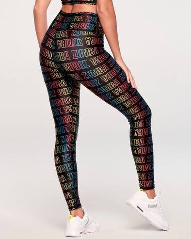 Zumba Essential High Waisted Ankle Leggings