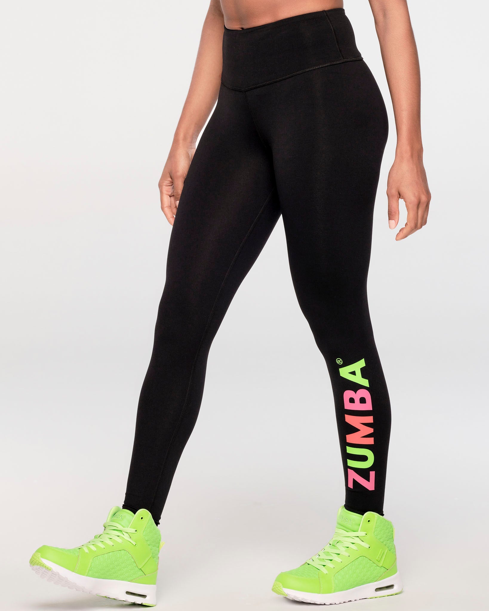 Jabari High-Waisted Leggings (Women's Yoga Sports Workout Pants in Black  Pink Green and Yellow African Pattern) - Chimzi