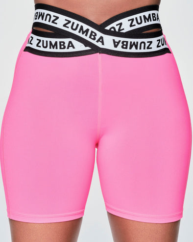 Zumba Upbeat Biker Shorts - Gumball / Seaside Surf Z1B000349