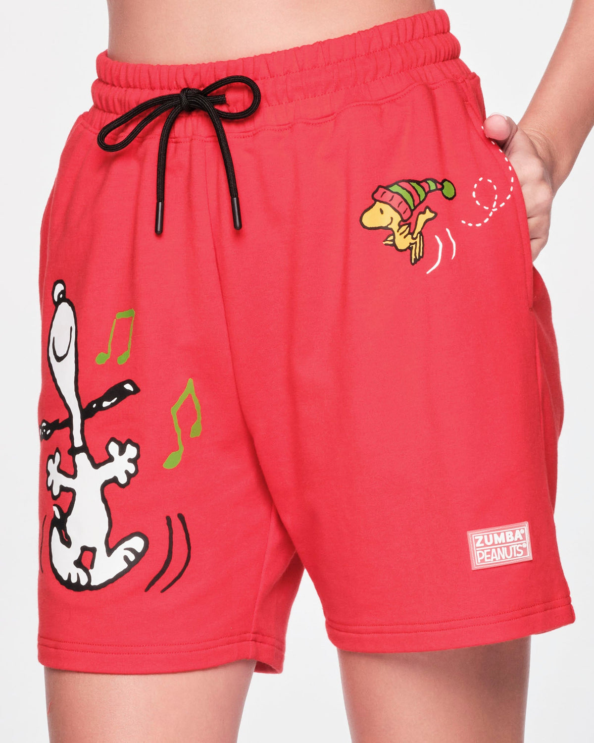Zumba X Peanuts Shorts -Viva La Red Z1B000390