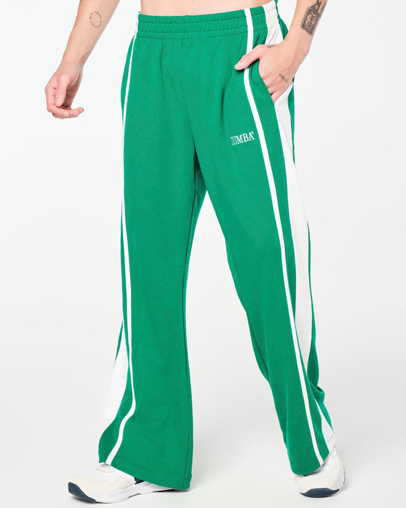 Zumba Prep High Waist Flared Sweatpants -  Very Verde Z1B000429