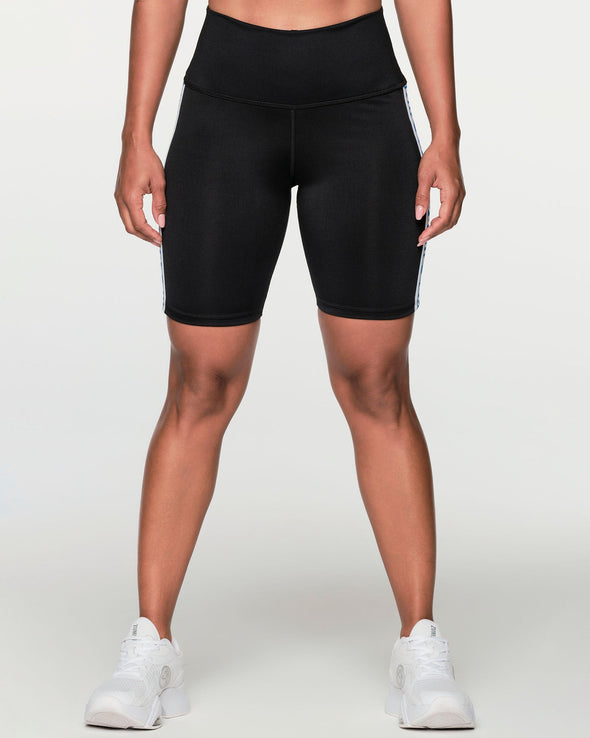 Sport Mode High Waisted Biker Shorts - Bold Black Z1B000465