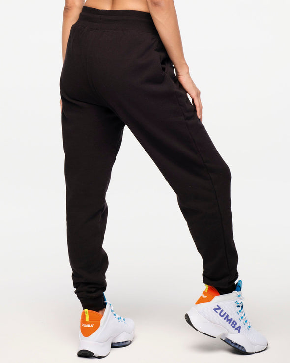 Zumba Explore High Rise Crop Joggers - Bold Black / Olive You Z1B000476