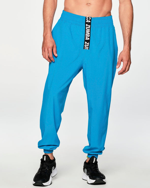 Fired Up Zip Front Track Pants - Seaside Surf Z1B000490