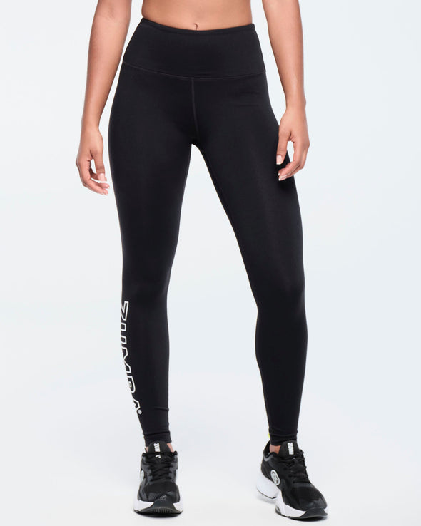 Funscape High Waisted Ankle Leggings - Bold Black Z1B000493