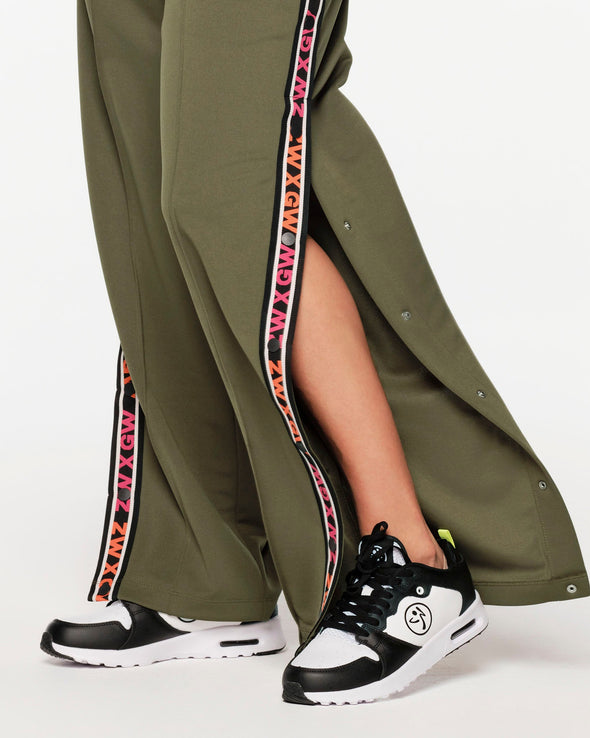 ZW X GW Straight Leg Track Pants With  -  Olive You Z1B000509