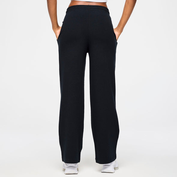 Zumba Love Straight Leg Track Pant - Bold Black Z1B000515