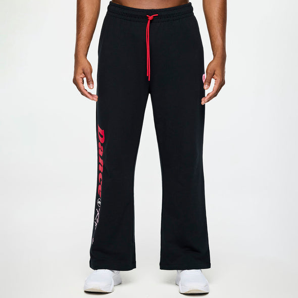 Zumba Love Straight Leg Track Pant - Bold Black Z1B000515