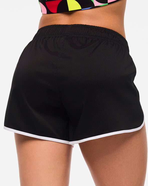 Zumba Haus Running Shorts - Bold Black Z1B000518