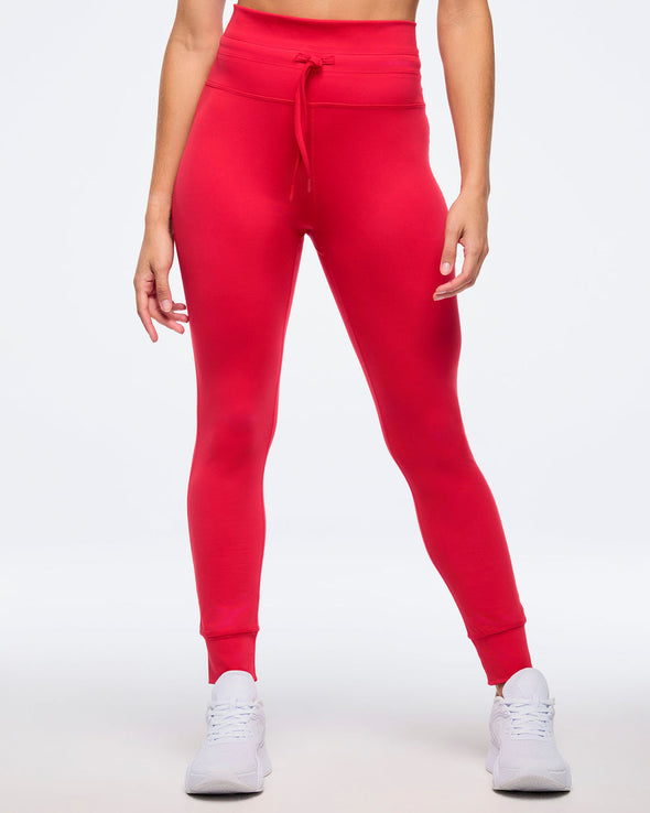 Zumba Haus High Waisted Jogger Leggings - Cherry Z1B000523