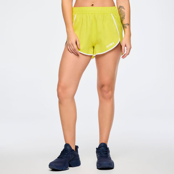 Zumba Out Loud Running Shorts - Lemon Z1B000538