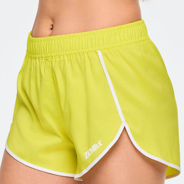 Zumba Out Loud Running Shorts - Lemon Z1B000538