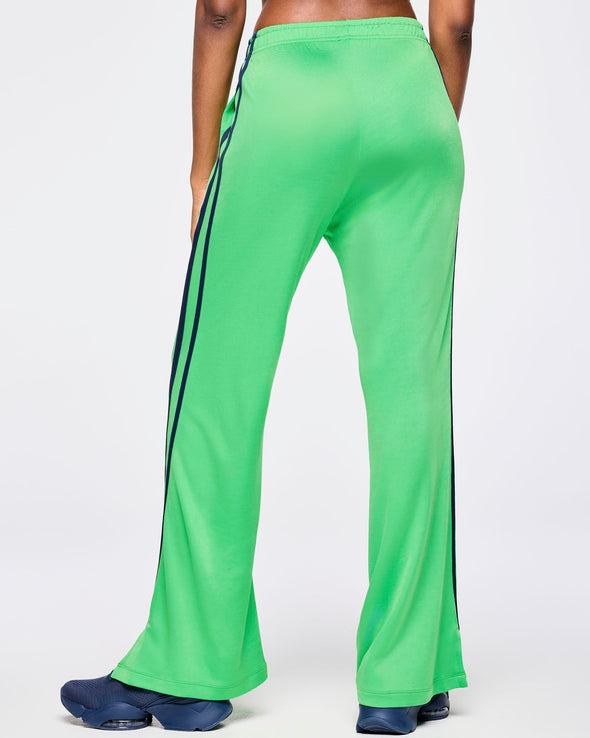 Zumba Out Loud Mid Rise Track Pants - Green Light Z1B000549