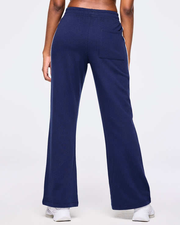 Zumba Out Loud Wide Leg Sweatpants - Let's Go Indigo Z1B000552