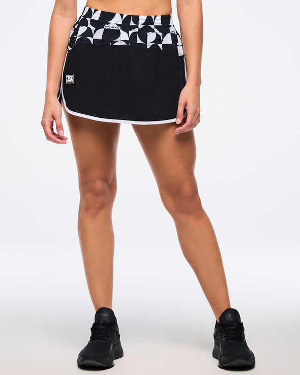 Zumba Haus Woven Skort - Bold Black Z1B000555