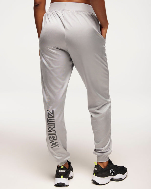 Zumba Runway Slim Ankle Joggers - Gold / Silver Z1B000589