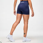 Blue Jean Seamless High Waisted Biker Shorts - Let's Go Indigo Z1B000593