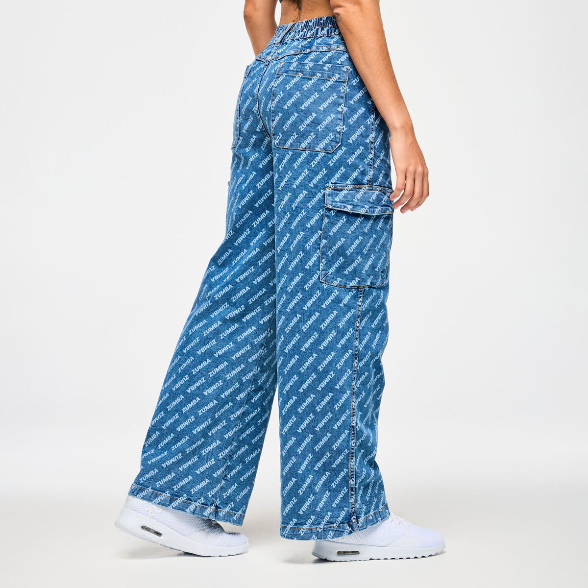 Blue Jean Baggy Denim Cargo Pants - Denim Z1B000594
