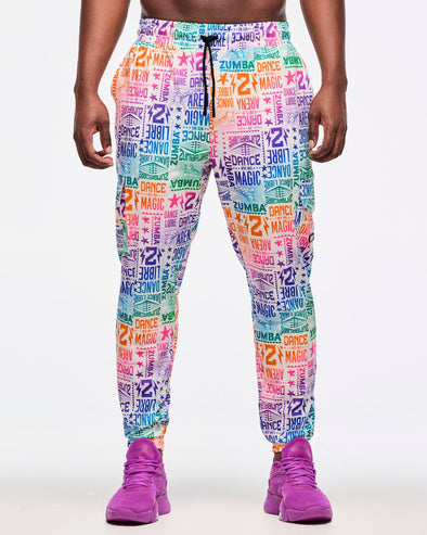 Zumba Libre Cargo Pants - White/Pink Z1B000628